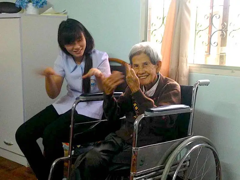 บรรยากาศห้องพักเฮลปิ้งแฮนด์ เนอร์สซิ่งโฮม